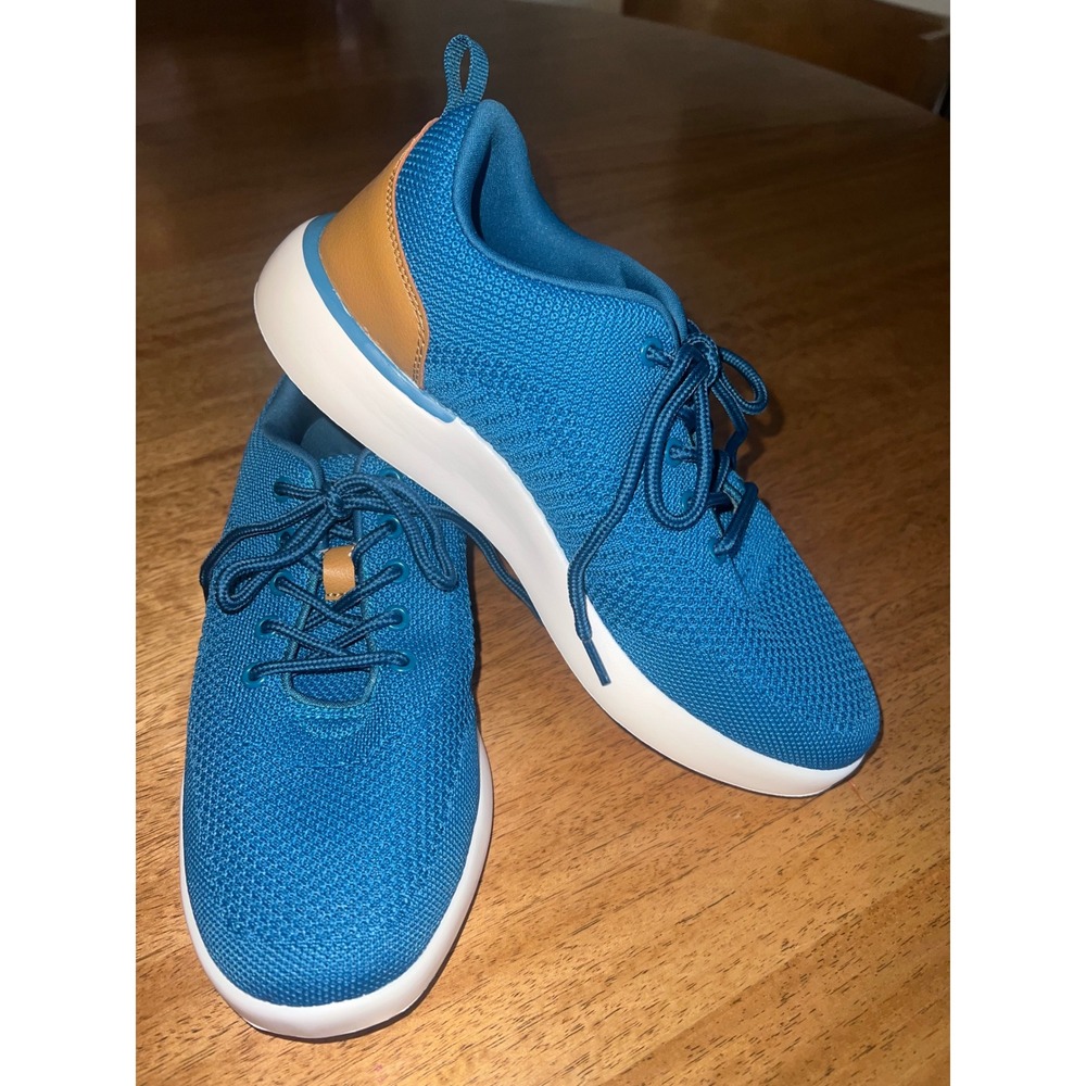 OrthoComfoot Blue Knit Walking‎ Shoes Sneakers ZGBX14G Womens EU 40 US 9